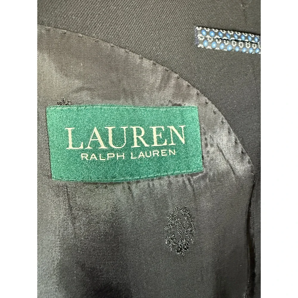 Ralph Lauren Men's dark gray Wool‎ Blend Blazer Jacket Size 48R Business